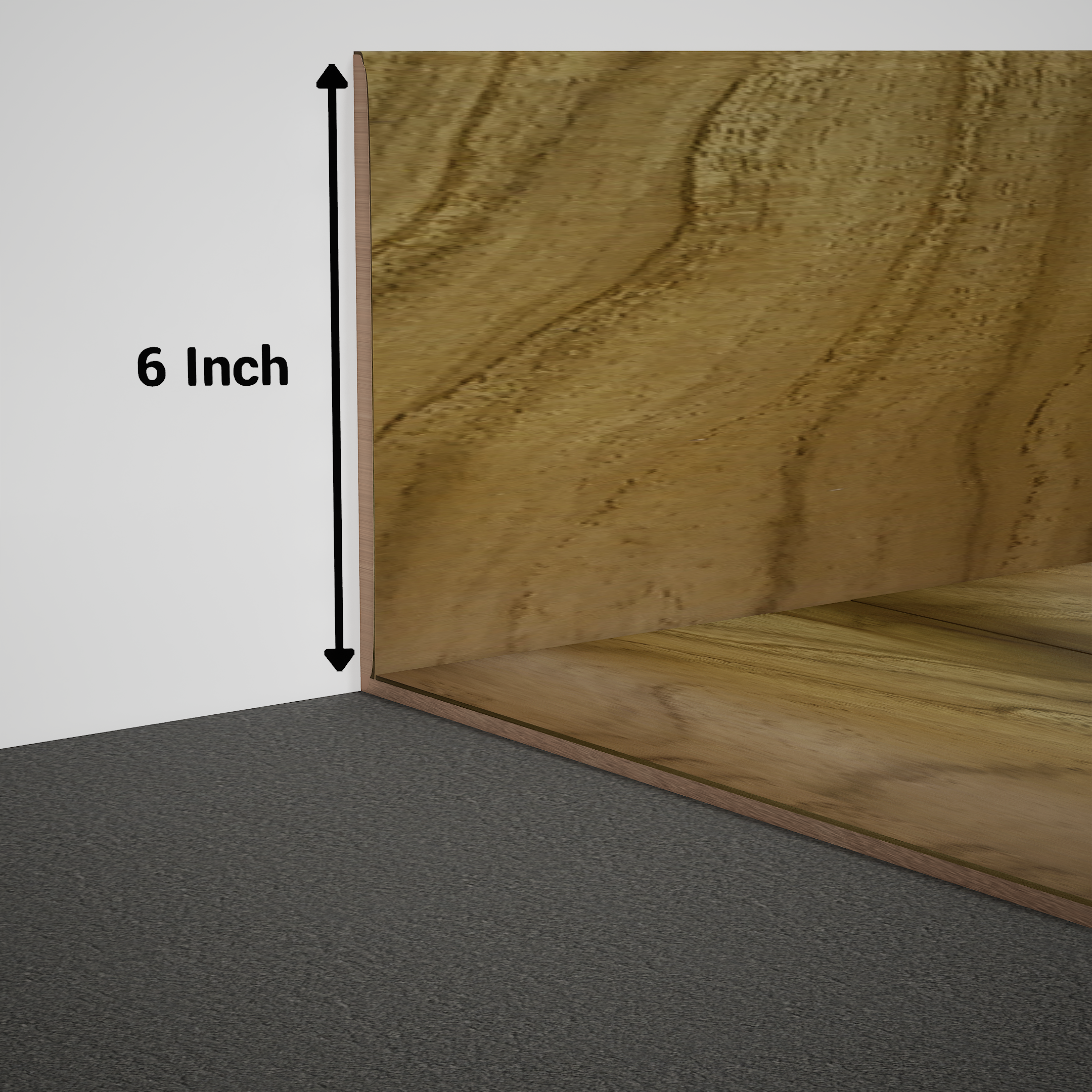 Product Image for Skirting 8 ft x 6 inch - 18 mm PM 00563 X | Image - 1