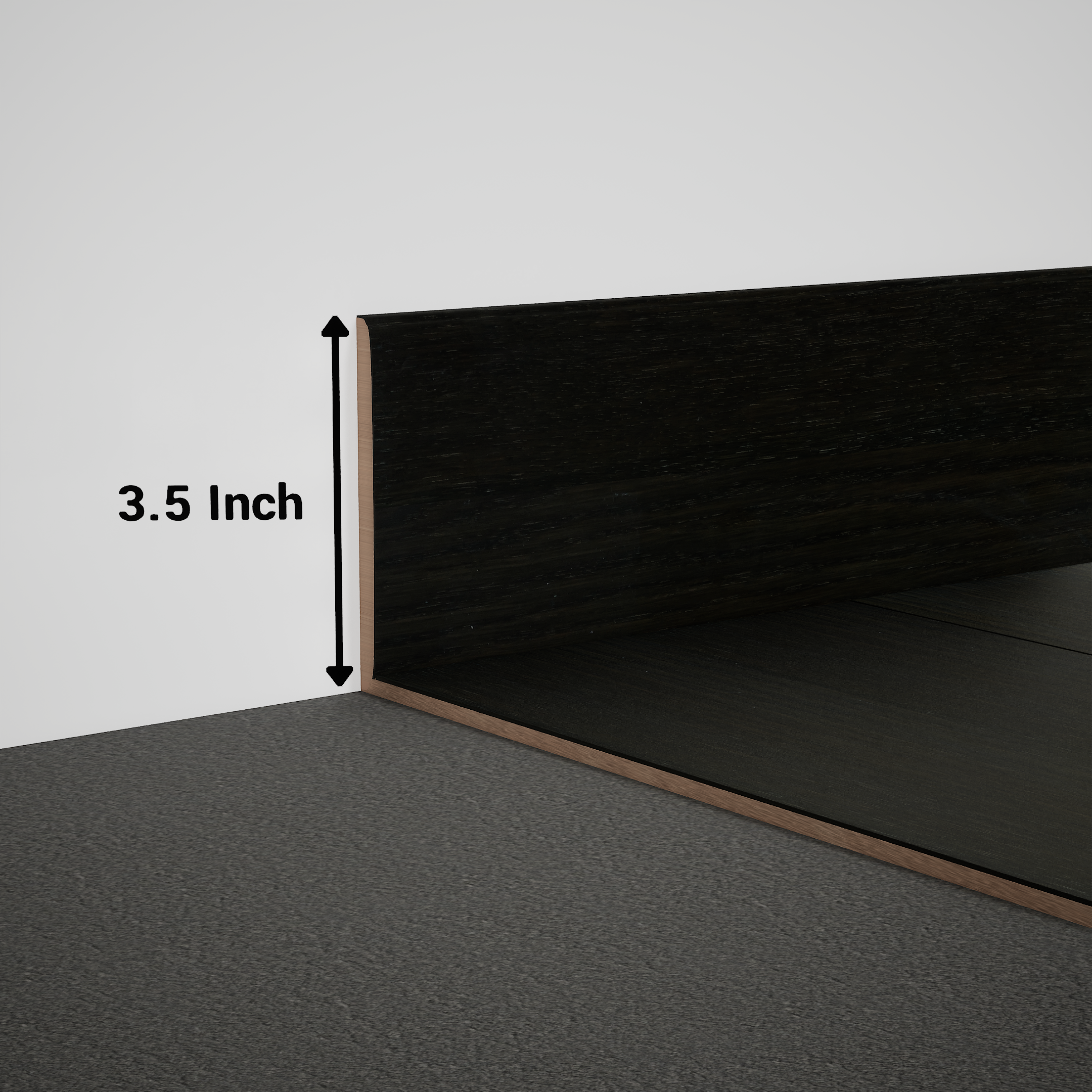 Product Image for Skirting 8 ft x 3.5 inch - 18 mm PM 00621 S | Image - 1