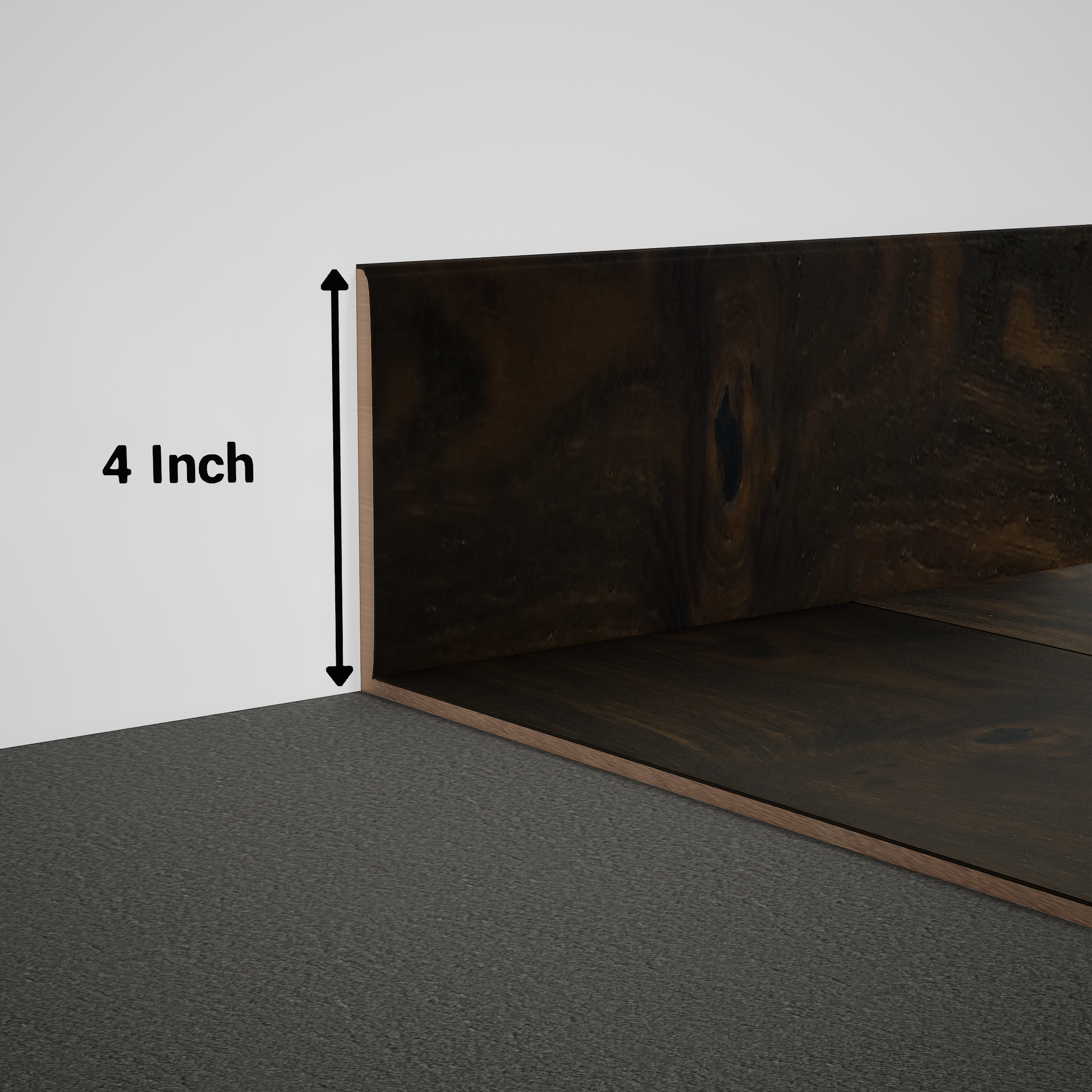 Product Image for Skirting 8 ft x 4 inch - 18 mm PM 00601 T | Image - 1