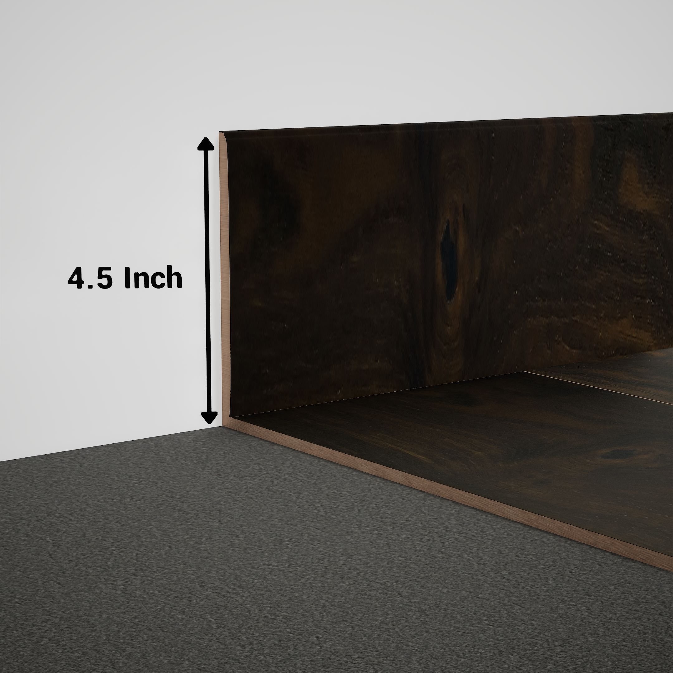 Product Image for Skirting 8 ft x 4.5 inch - 18 mm PM 00601 U | Image - 1