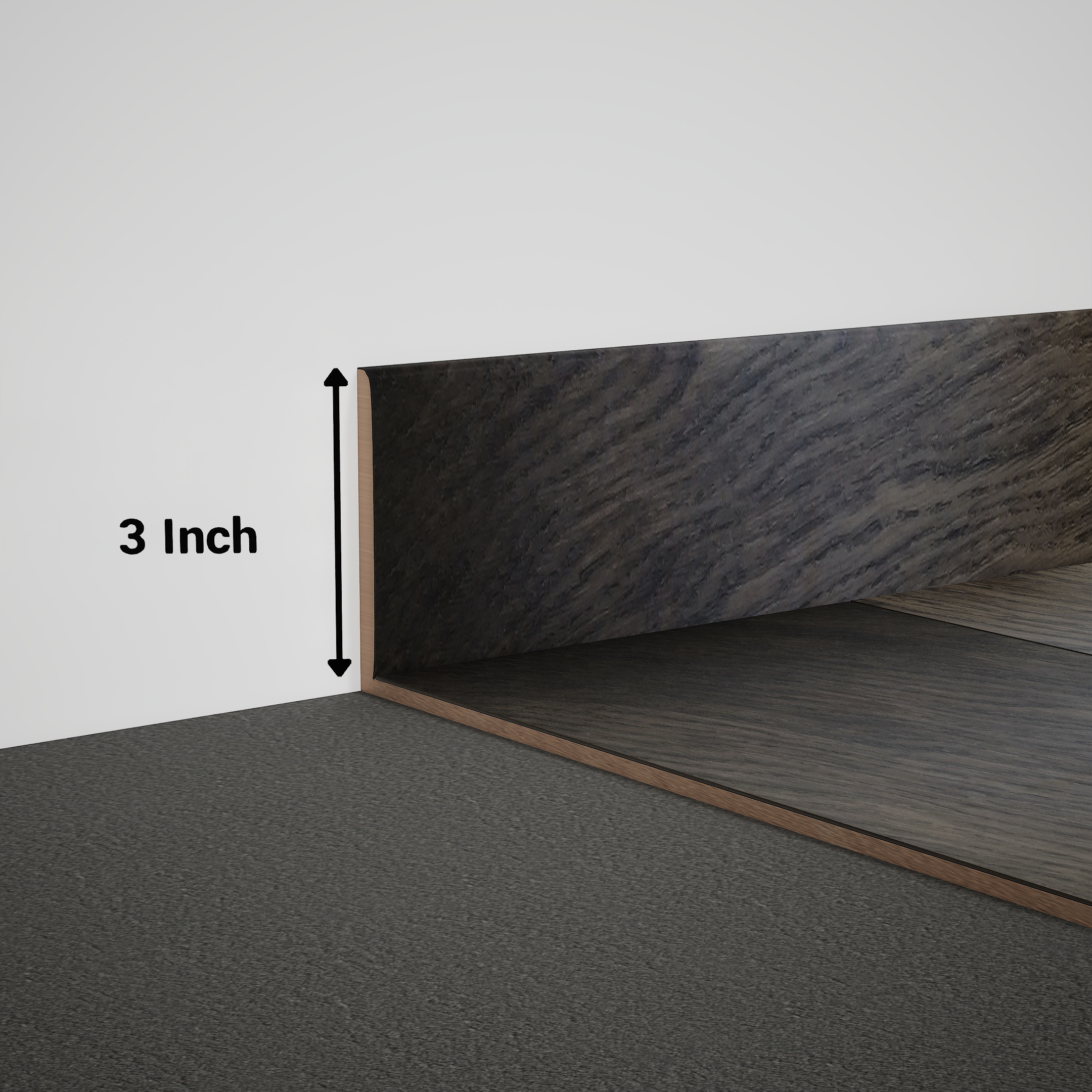 Product Image for Skirting 8 ft x 3 inch - 18 mm PM 00613 R | Image - 1