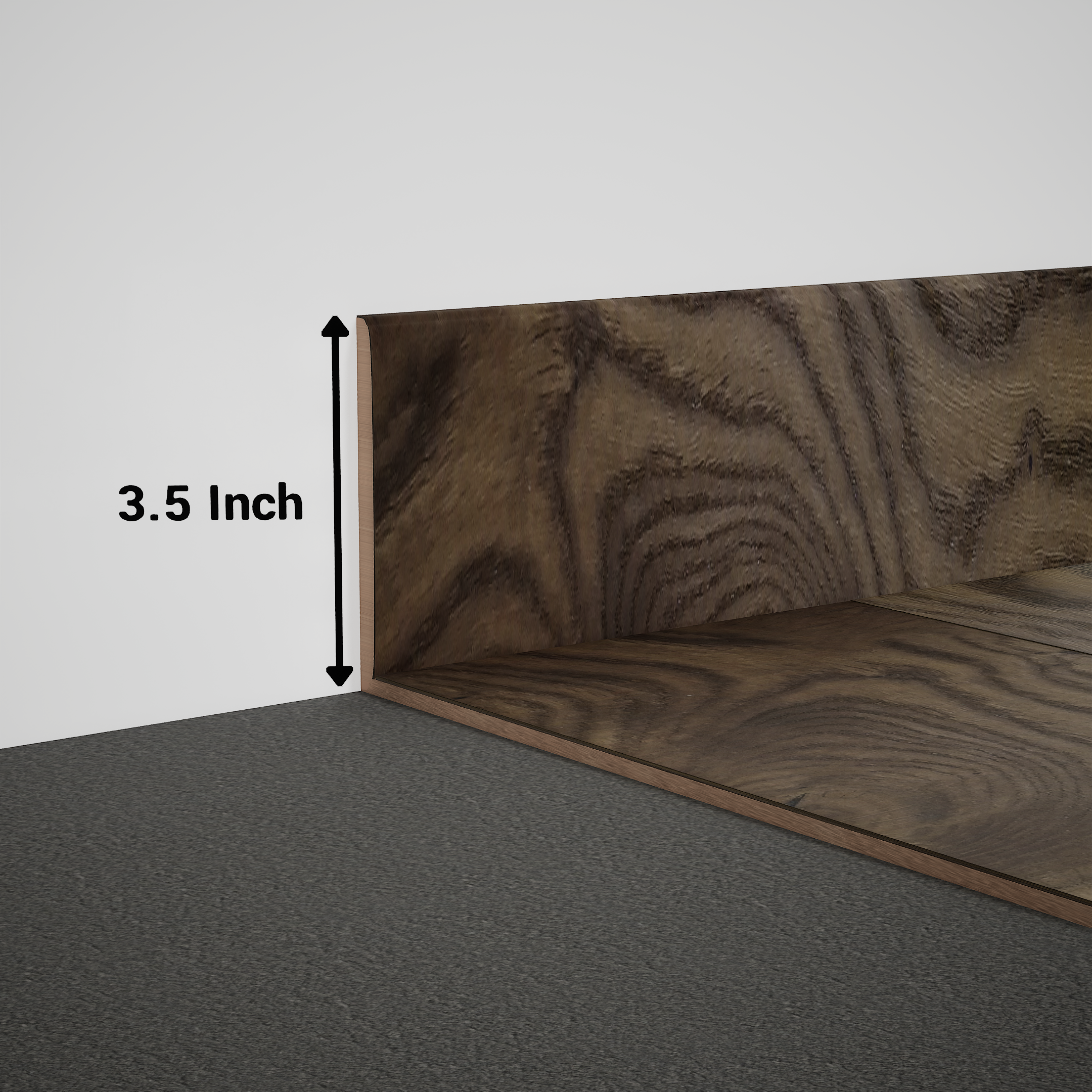 Product Image for Skirting 8 ft x 3.5 inch - 18 mm PM 00615 S | Image - 1