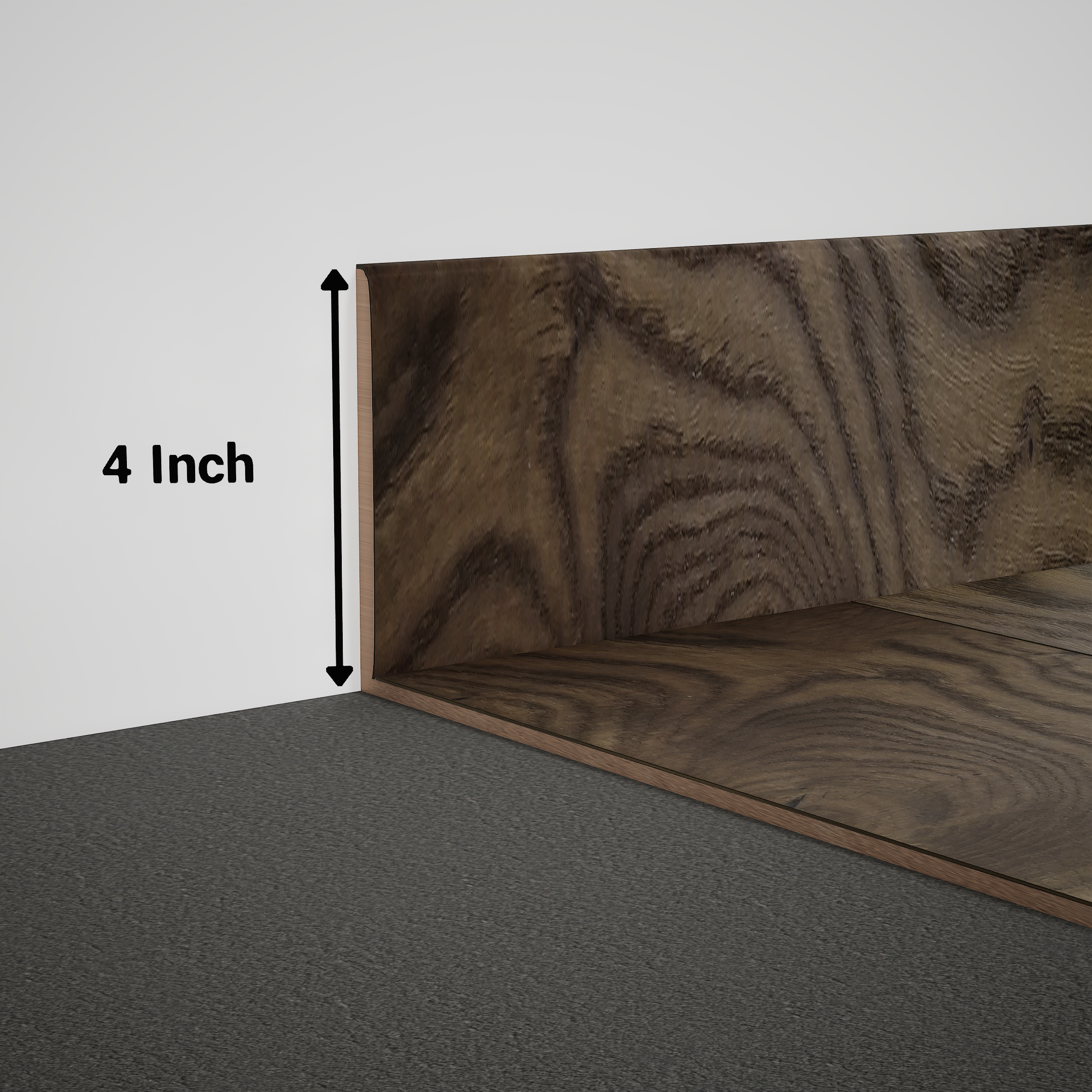 Product Image for Skirting 8 ft x 4 inch - 18 mm PM 00615 T | Image - 1