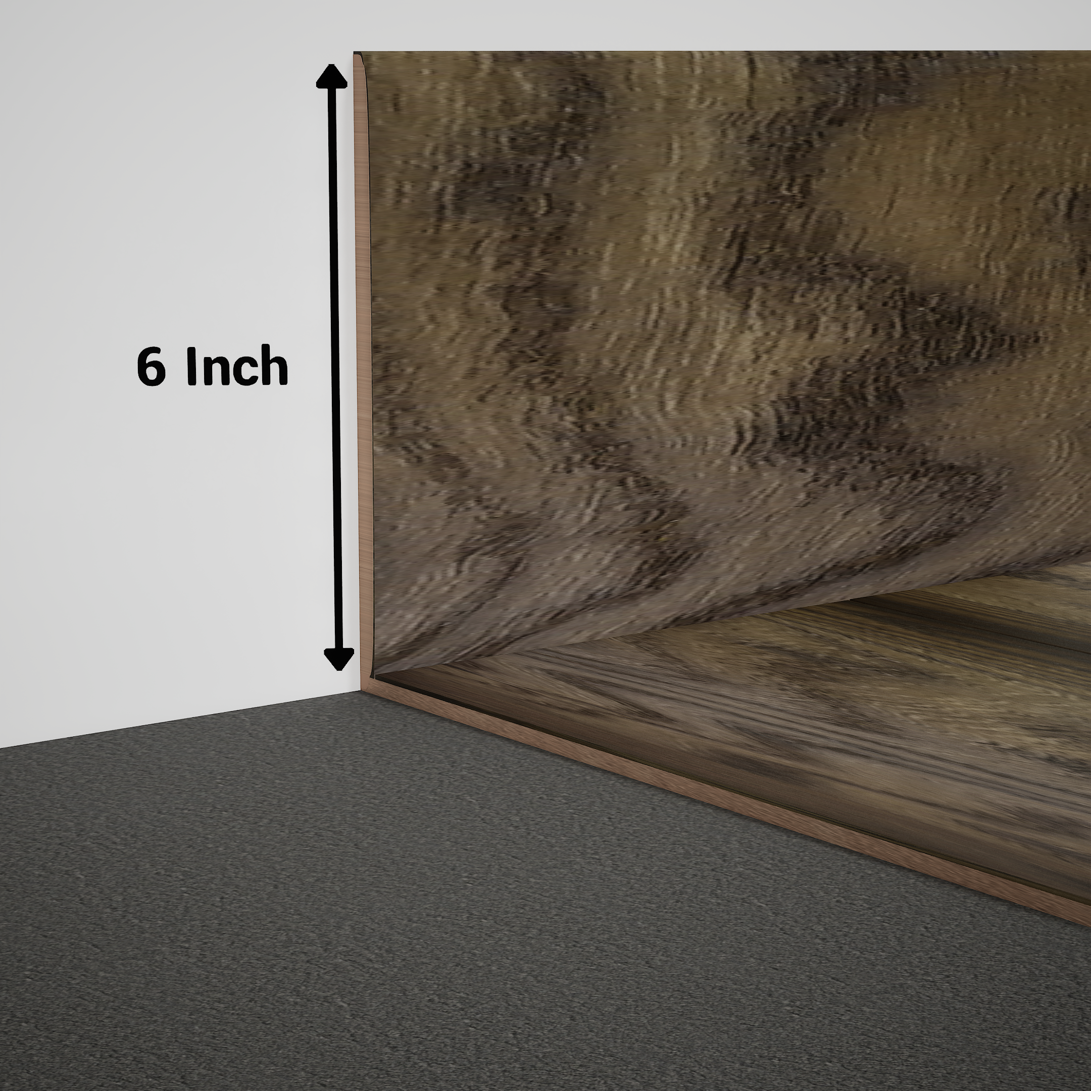 Product Image for Skirting 8 ft x 6 inch - 18 mm PM 00615 X | Image - 1