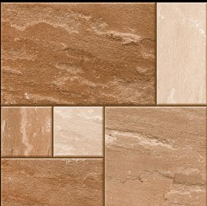 TL 00597 Natural Brown 16 x 16 inch Matte Finish Heavy Duty Parking Vitrified Floor Tile - 12 mm| Image 1
