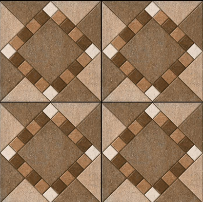 TL 00589 Raw Umber 16 x 16 inch Matte Finish Heavy Duty Parking Anti Skid Vitrified Floor Tile - 12 mm| Image 2