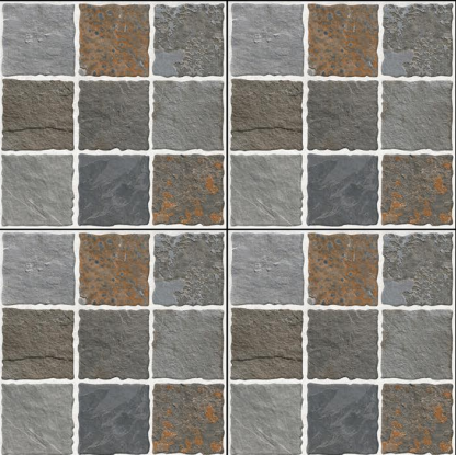 Budget Friendly Stone Look Value for Money Parking Grigio Floor Tile 16 x 16 inch | TL 00590 | Vitrified Matte Finish Tile - 12 mm | Suitable For Parking, Outdoor, Balcony & Terrace| Image 2