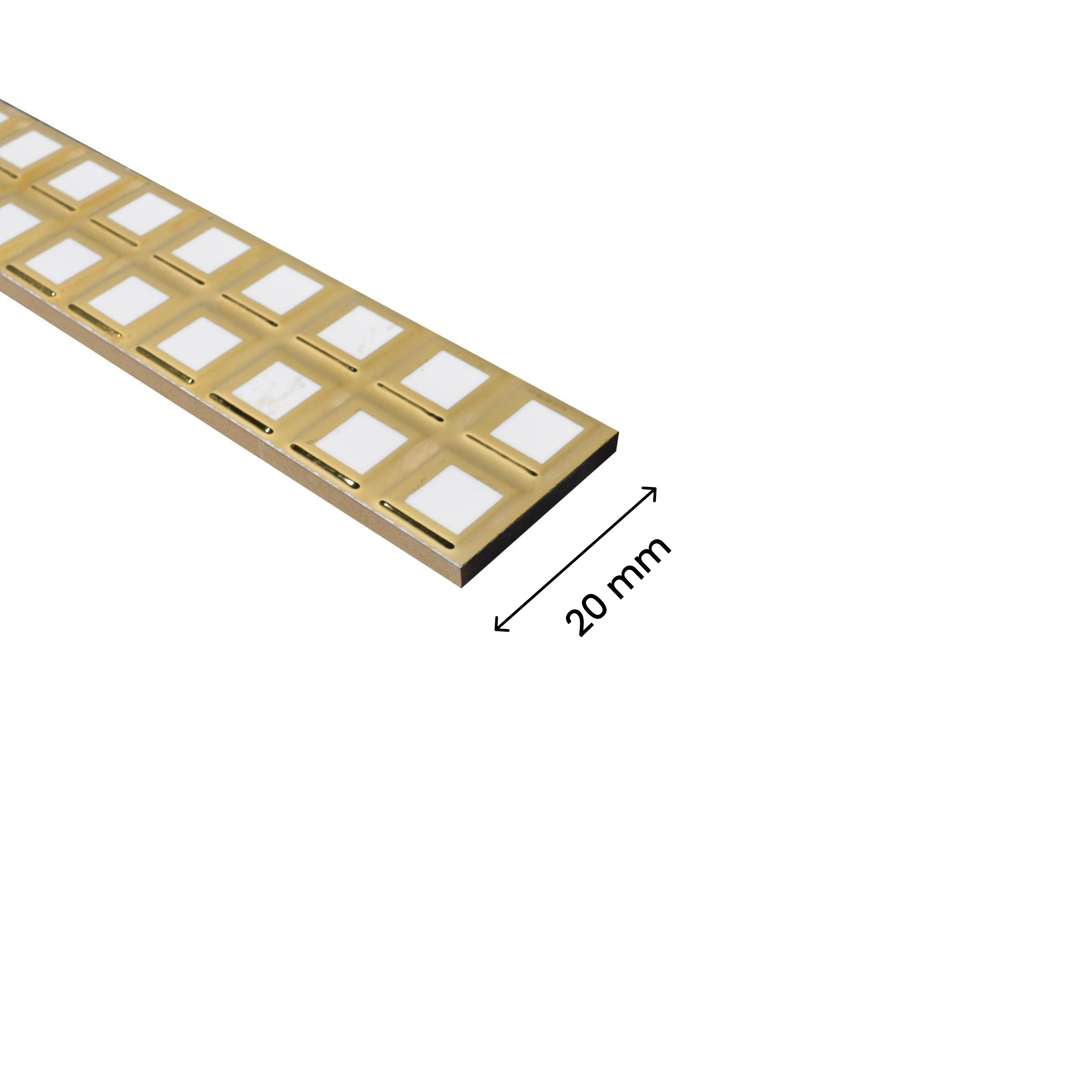 Dimension Image for Matte Ceramic Tile Border PM 00425 | Image - 7