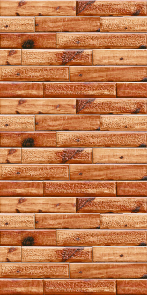 TL 01543 Raw Umber 12 x 18 Inch Sugar Finish High Depth Elevation Ceramic Wall Tile - 8 mm| Image 2