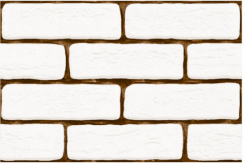 TL 01545 White 12 x 18 Inch Sugar Finish High Depth Elevation Ceramic Wall Tile - 8 mm| Image 1