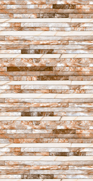 TL 01557 Alabaster Beige 12 x 18 Inch Sugar Finish Random High Depth Elevation Ceramic Wall Tile - 8 mm| Image 2