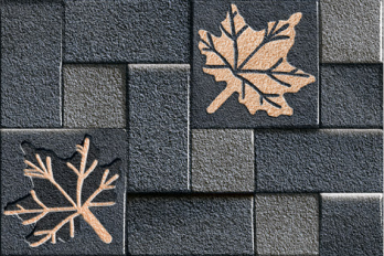 TL 01561 Fossil Grey 12 x 18 Inch Sugar Finish High Depth Elevation Ceramic Wall Tile - 8 mm| Image 1