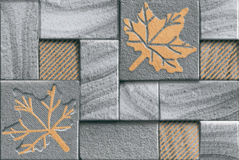 TL 01563 Grey Porpoise 12 x 18 Inch Sugar Finish High Depth Elevation Ceramic Wall Tile - 8 mm| Image 1