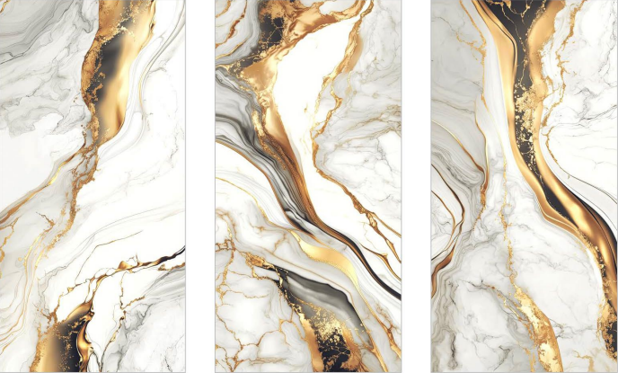 TL 05567 Maki Golden 1200x600 mm Glossy Finish Floor & Wall Tile - 9 mm (Random 3)| Image 2