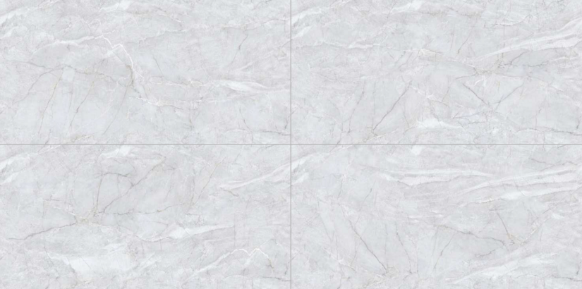 TL 05591 White Sorrento 1200x600 mm Glossy Finish Floor & Wall Tile - 9 mm (Random 4)| Image 3