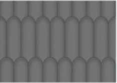 TL 00625 F Dark Graphite Grey 12 x 18 inch Glossy Finish 3D High Definition Digital Subway Ceramic Wall Tile - 6 mm| Image 1