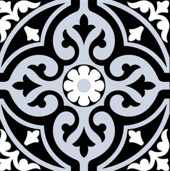 TL 00237 Pale Blue 300 x 300 mm Moroccan Digital Wall Tile - 10 mm| Image 1