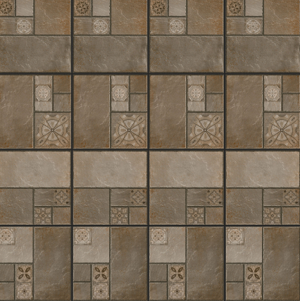 TL 00012 Venice Walnut 600 x 600 mm Matte Finish Interior & Exterior Vitrified Tiles - 12 mm| Image 1