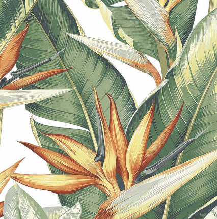 TL 00208 A Pattern 1 Floral Green 300 mm x 300 mm Floor & Wall Tile - 9.5 mm| Image 1