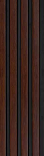 MW 1101 Wood Finish Charcoal Louvers/Panels | 8 ft x 5 inch - 12 mm | Image 01