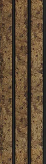 MW 1204 Stone Finish Charcoal Louvers/Panels | 8 ft x 5 inch - 12 mm | Image 01