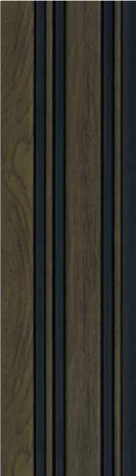 MW 1302 Wood Finish Charcoal Louvers/Panels | 8 ft x 5 inch - 12 mm | Image 01