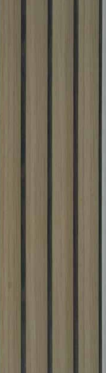 MW 1601 Wood Finish Charcoal Louvers/Panels | 8 ft x 5 inch - 12 mm | Image 01