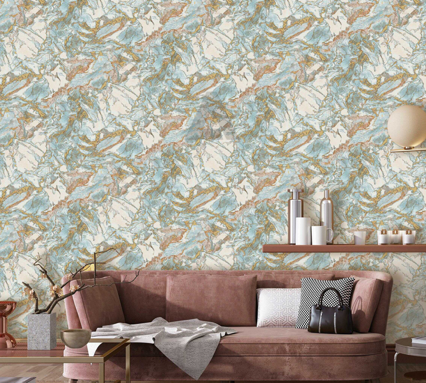 A close-up of a454-2 | 9.75 Meter x 20 Inches Patterned Look Wallpaper - 52 Sq. Ft. available at Material Depot in Bangalore