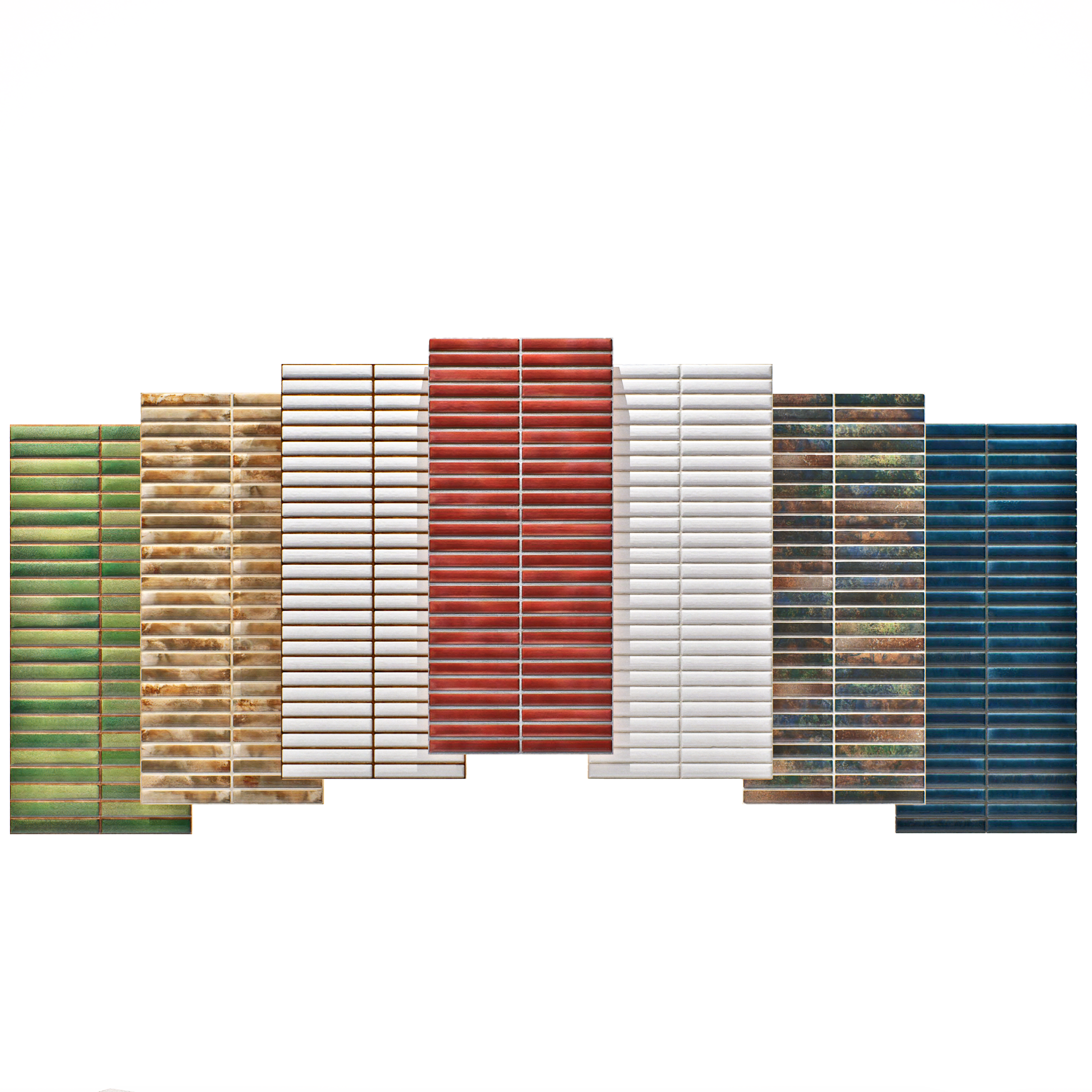 Faux Subway Wall Tile TL 05376 I Miraq Kitkat Forest Green 2 ft x 1 ft Ceramic Glossy Finish - 8 mm | Suitable For Kitchen, Bathroom Walls and Backsplashes | Image 9
