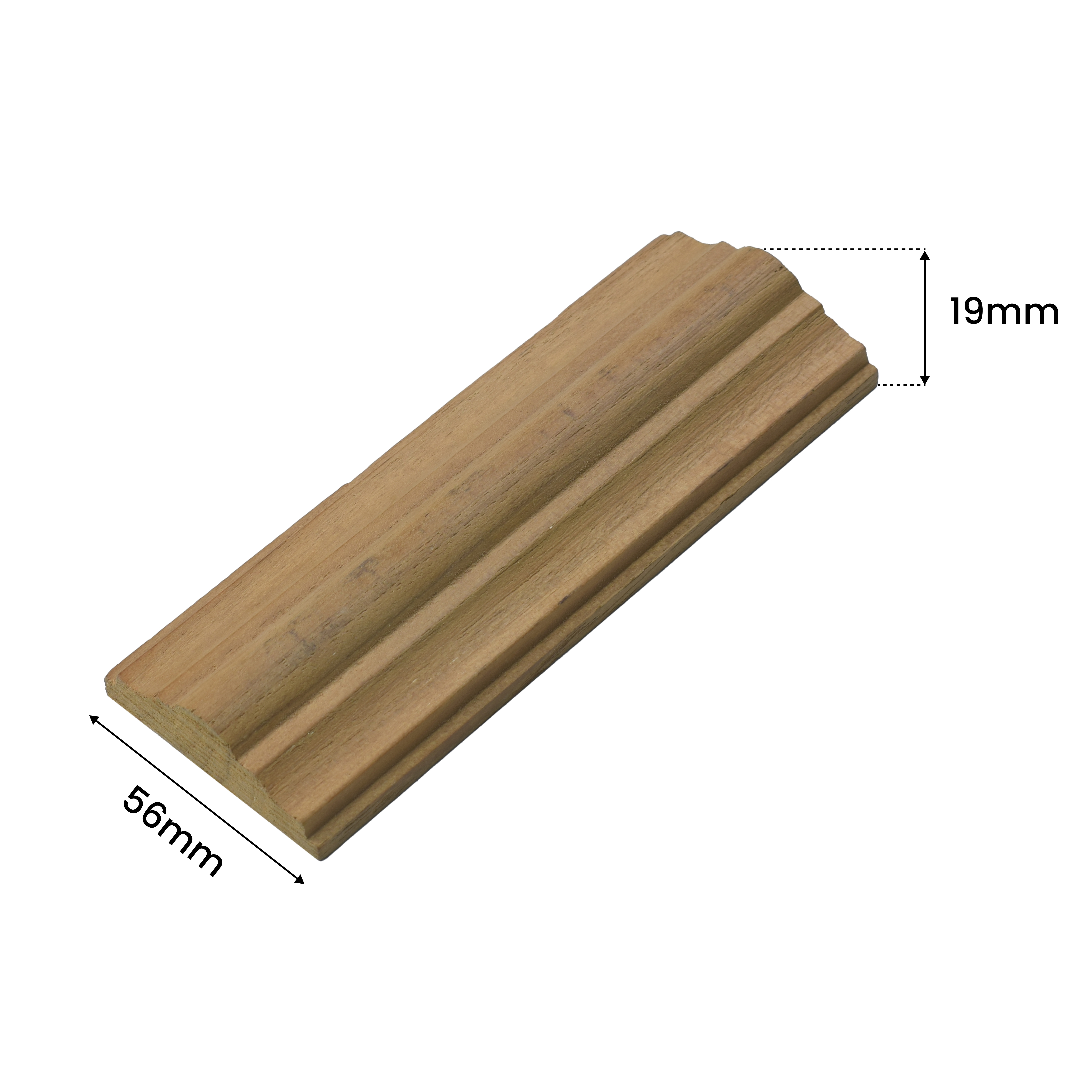 Dimension Image for Wood Wall Moulding WP 00001 B | Image - 4