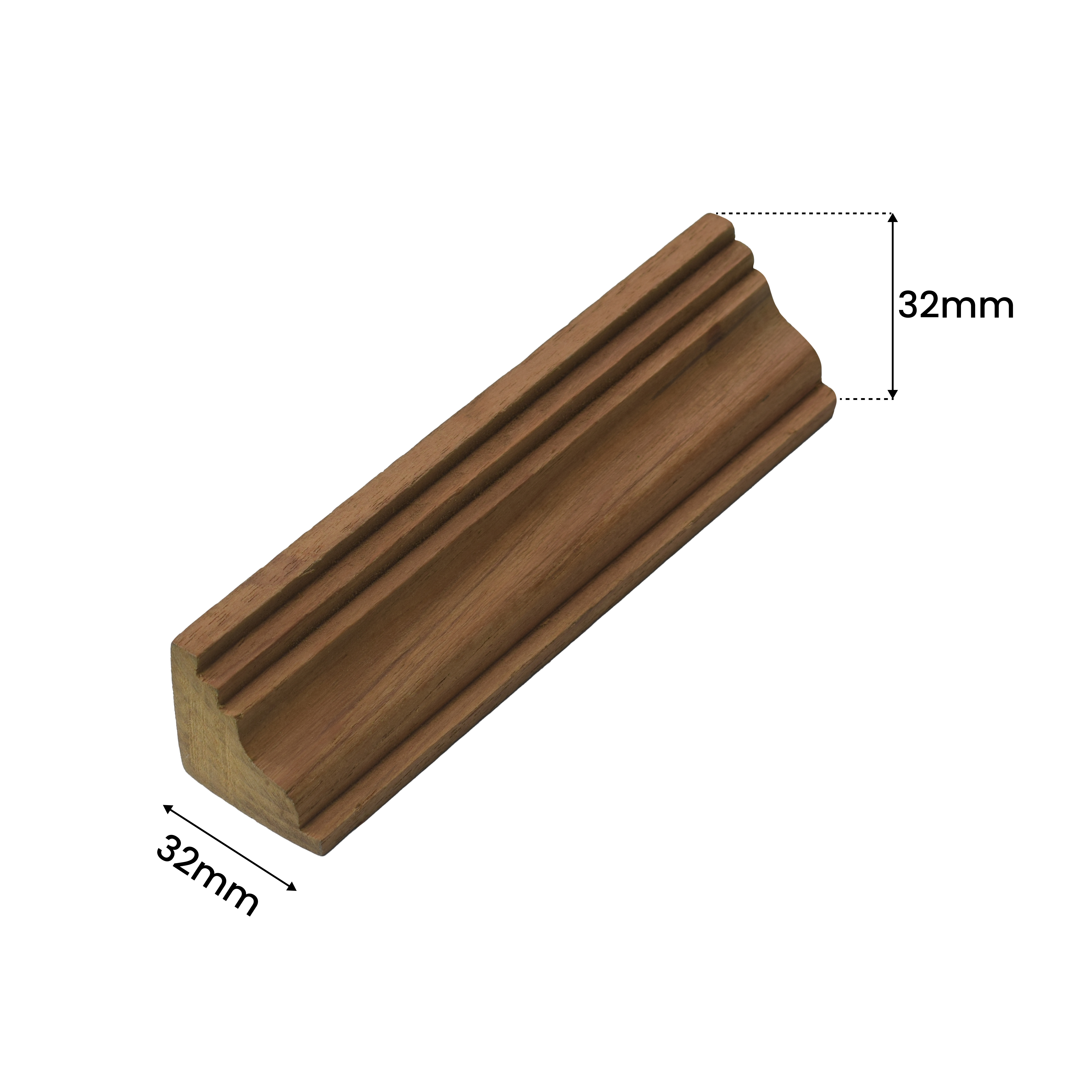 Dimension Image for Wood Wall Moulding WP 00026 H | Image - 4