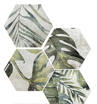 HEXM001222HL Tile Gres Da Vinci Digital & Luster Printing Series 150x170 mm Colour Tile - 7.5 mm| Image 1