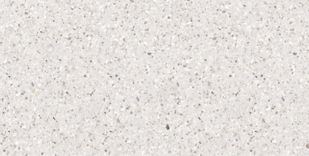 TL 00847 Devine Bianco 1200x600 mm Random Face Terrazzo Matte Finish Porcelain Floor Tile - 9 mm | Image 1