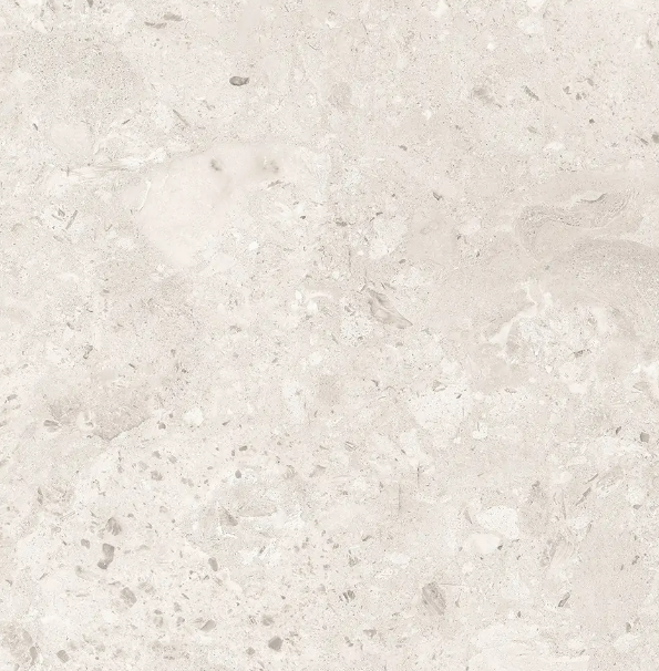 TL 00860 Levanto Bianco 600x600 mm Random Face Terrazzo Matte Finish Porcelain Floor Tile - 9 mm | Image 1