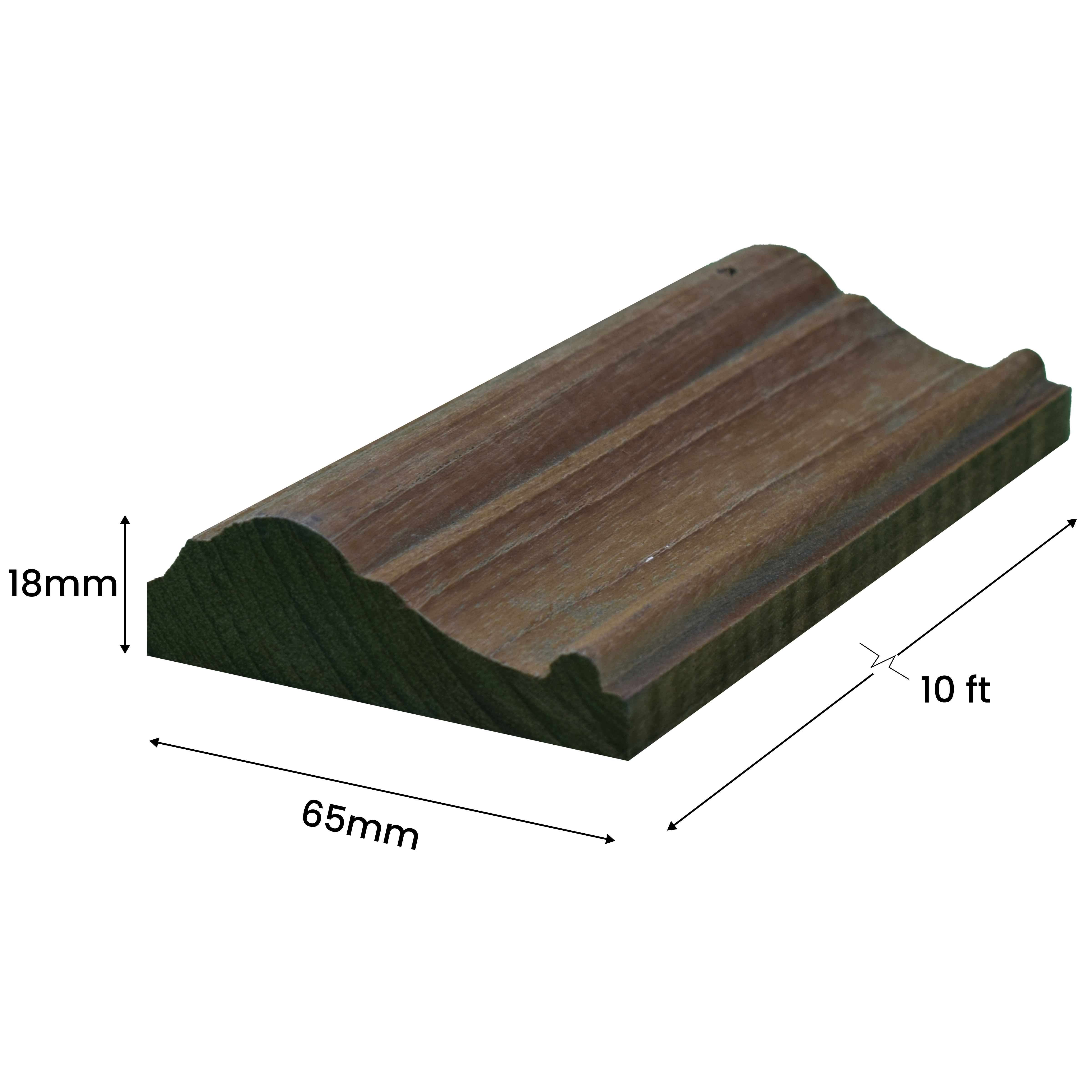 Dimension Image for Wood Wall Moulding PM 00296 | Image - 3