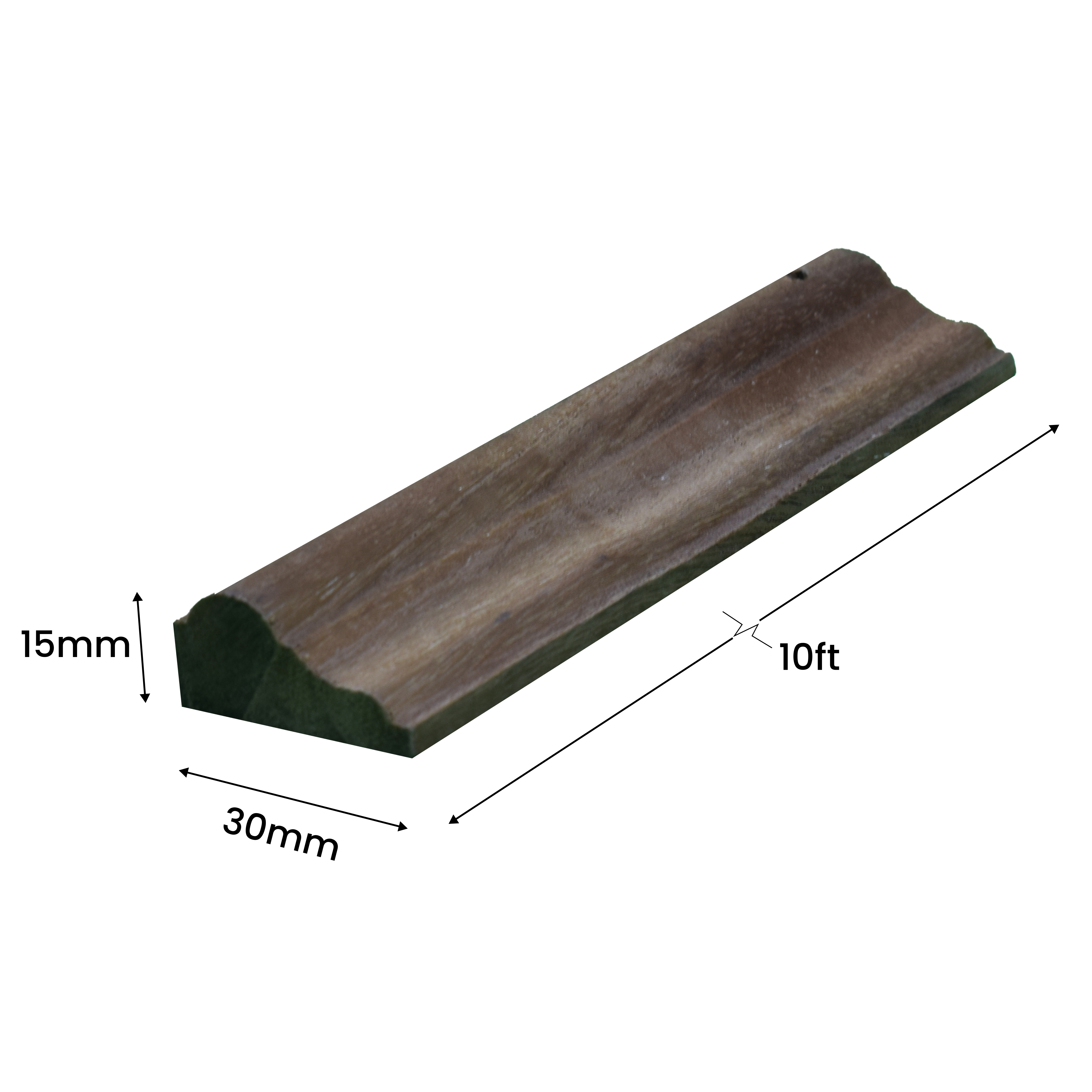 Dimension Image for Wood Wall Moulding PM 00296 D | Image - 3