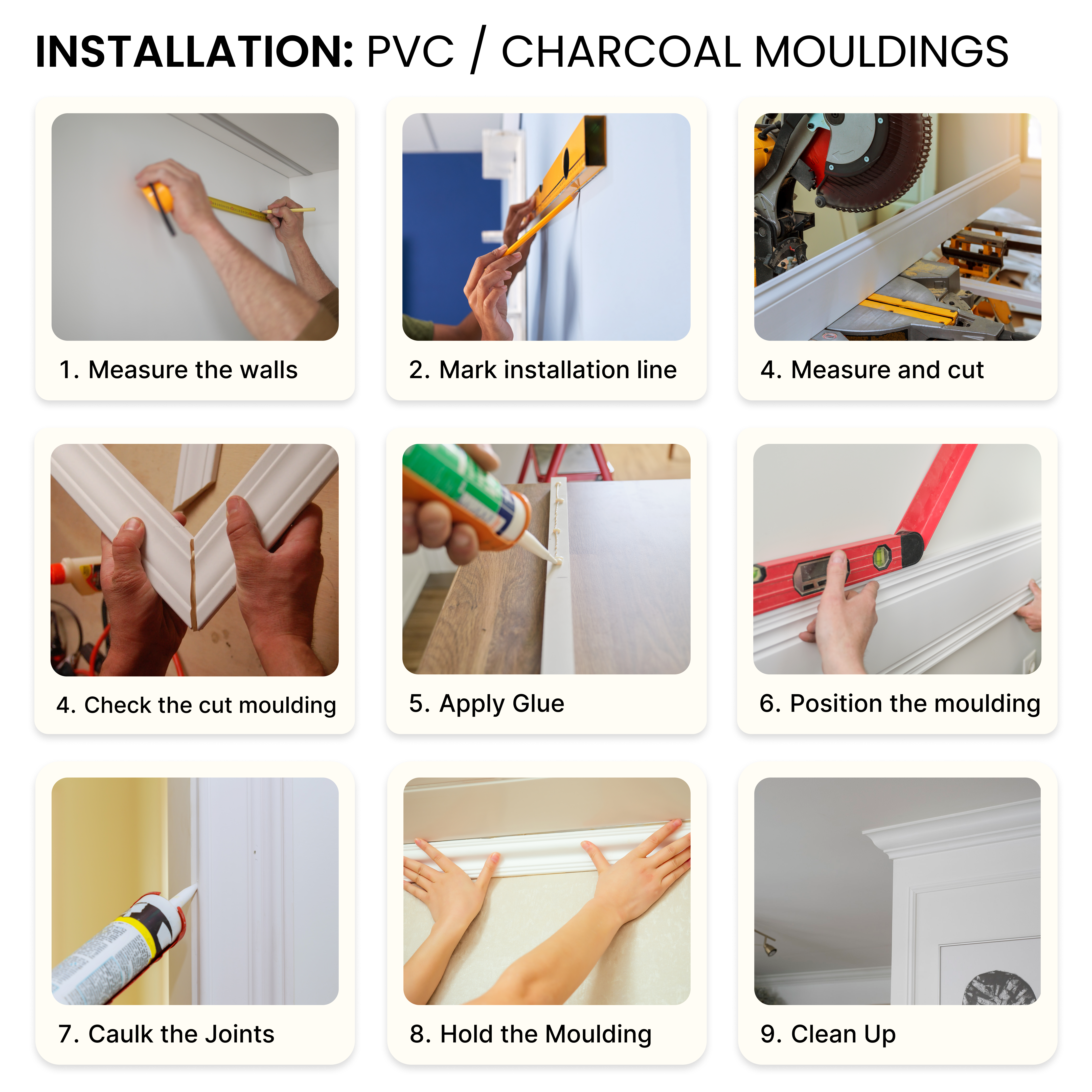 Installation Image for Charcoal Wall Moulding PM 00283 E | Image - 5