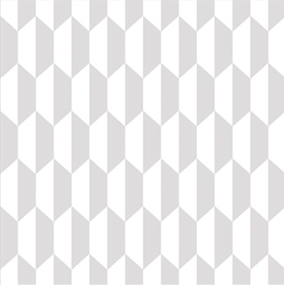 Moroccan Floor & Wall Tile TL 05063 Morissa White 3D Hexa 1 ft x 1 ft Ceramic Matte Finish - 8 mm | Suitable for Living Room, Bedroom, Bathroom, Kitchen & Balcony | Image 1