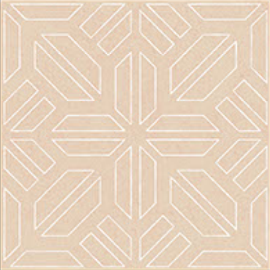 Moroccan Floor & Wall Tile TL 05089 Morissa Amber Glow 1 ft x 1 ft Ceramic Matte Finish - 9 mm | Suitable for Living Room, Bedroom, Bathroom, Kitchen & Balcony | Image 1