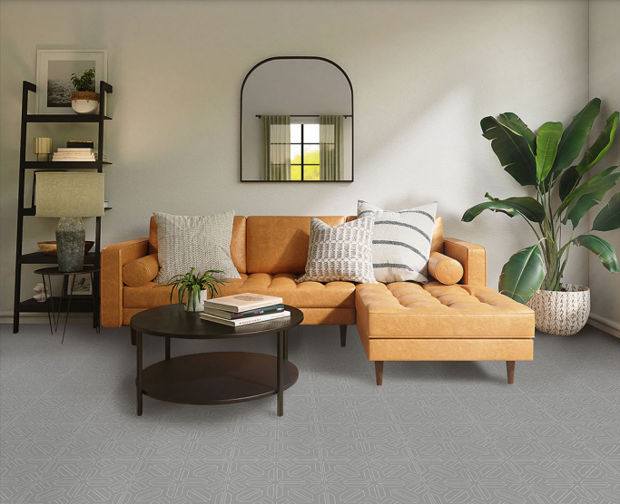 Moroccan Floor & Wall Tile TL 05089 B Morissa Dove Grey 1 ft x 1 ft Ceramic Matte Finish - 9 mm | Suitable for Living Room, Bedroom, Bathroom, Kitchen & Balcony | Image 2