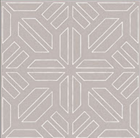 Moroccan Floor & Wall Tile TL 05089 C Morissa Silver Mist 1 ft x 1 ft Ceramic Matte Finish - 9 mm | Suitable for Living Room, Bedroom, Bathroom, Kitchen & Balcony | Image 1