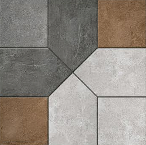 Stone Look Parking Floor Tile 16 x 16 inch | TL 06249 | Vitrified Matte Finish Tile - 12 mm | Perfect for Heavy Duty Parking, Terrace, Balcony| Image 1