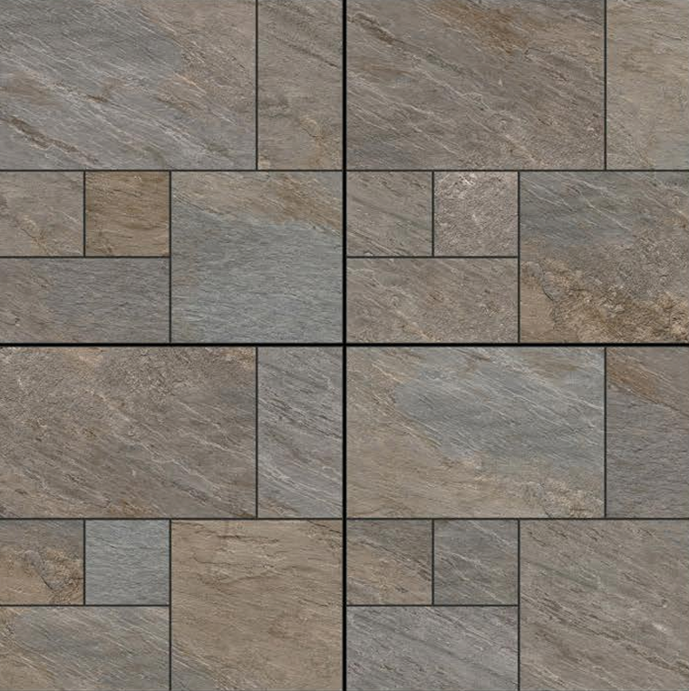 Stone Look Parking Floor Tile 16 x 16 inch | TL 06252 | Vitrified Matte Finish Tile - 12 mm | Perfect for Heavy Duty Parking, Terrace, Balcony| Image 2