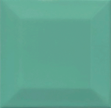 TL 00008 D 4x4 inches Aqua Green Bevelled Glossy Finish Tile | Image 1