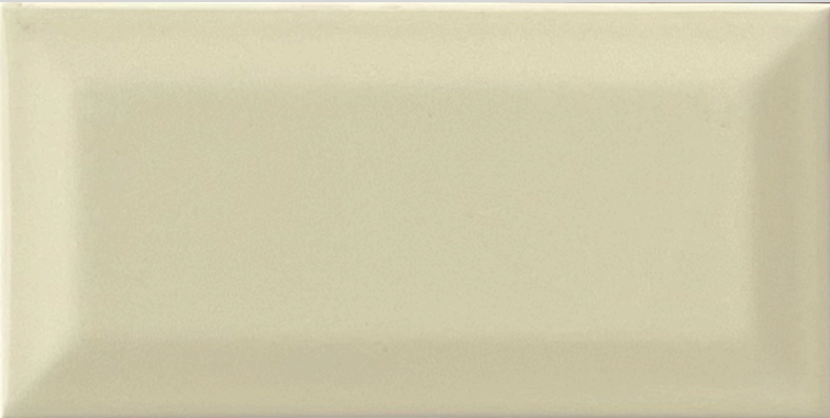 TL 00005 D 8x4 inches Ivory Bevelled Glossy Finish Tile | Image 1