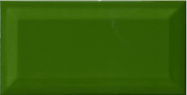 TL 00006 D 8x4 inches Oasis Green Bevelled Glossy Finish Tile | Image 1