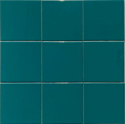 TL 00055 Z 8x8 inch Aqua Blue Plain Glossy Finish Ceramic Wall Tile - 6 mm | Image 2