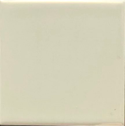 TL 00055 T 8x8 inch Ivory Plain Glossy Finish Ceramic Wall Tile - 6 mm | Image 1