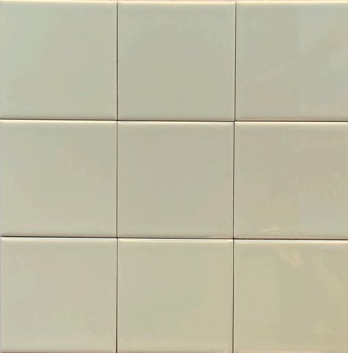 TL 00055 T 8x8 inch Ivory Plain Glossy Finish Ceramic Wall Tile - 6 mm | Image 2