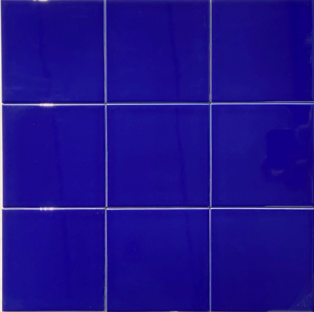 TL 00055 X 8x8 inch P Blue Plain Glossy Finish Ceramic Wall Tile - 6 mm | Image 2